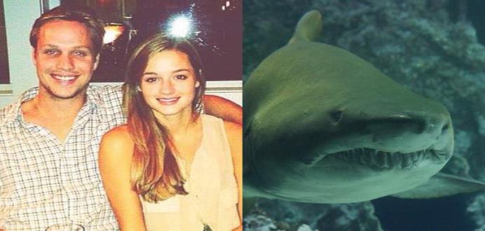 Mujer embarazada salva a su esposo de ataque de tiburón en Florida