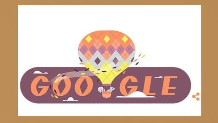 Con doodle, Google le da la bienvenida al otoño