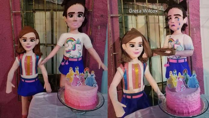 ¡Cuánta fama! Las niñas del pastel ya se convirtieron en piñata y así se ven