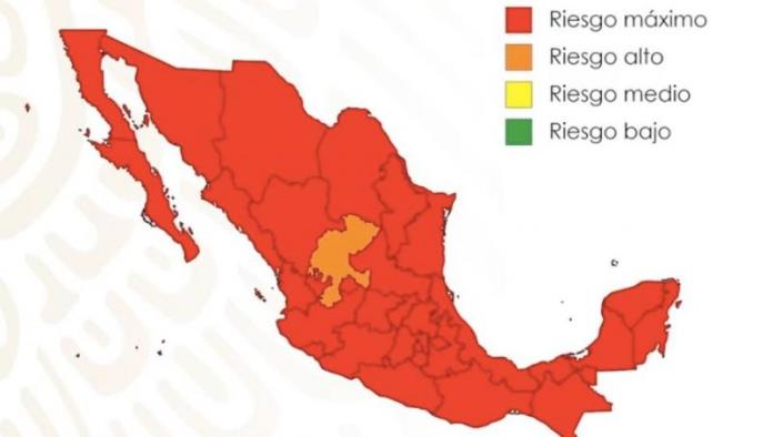 Presentan Semáforo Alerta Covid-19; sólo Zacatecas arrancará en color Naranja el 1 de junio