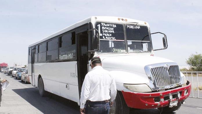 Limitan cupo en transporte