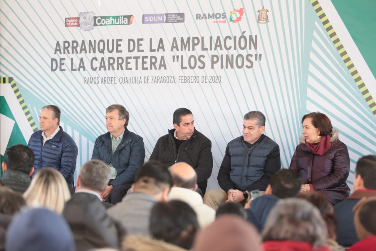 ARRANCA MARS OBRAS EN RAMOS ARIZPE POR 80 MDP: REFORZARÁ LA COMPETITIVIDAD DE REGIÓN SURESTE