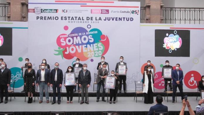 ESTAMOS JUNTOS Y CELEBRANDO, AÚN EN ESTAS CONDICIONES, RECONOCIENDO A LO MEJOR DE COAHUILA, NUESTROS JÓVENES: MARS