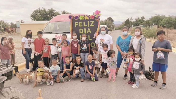 Festeja San Buena a niños rurales