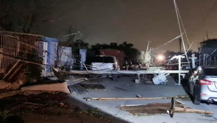 Tormenta deja sin luz a 157,228 usuarios en Nuevo Laredo