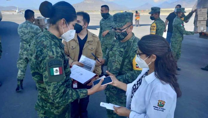 RECIBE SALUD COAHUILA LOTE DE VACUNAS PFIZER PARA ADULTOS DE 50-59 AÑOS PARA SALTILLO