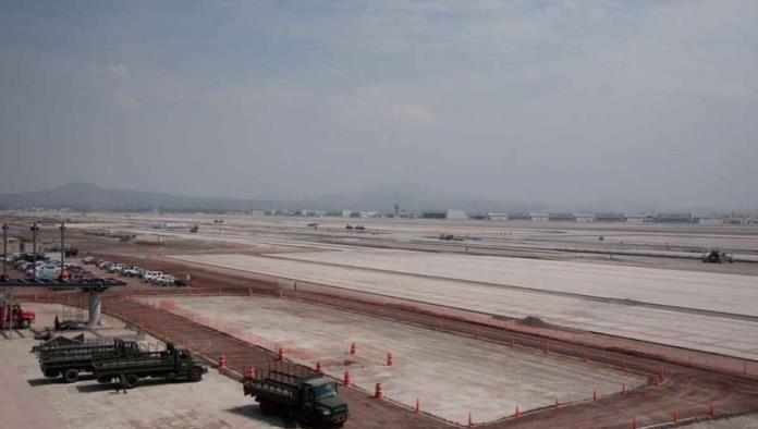 Tiene Aeropuerto de Santa Lucía avance de 60 por ciento en construcción