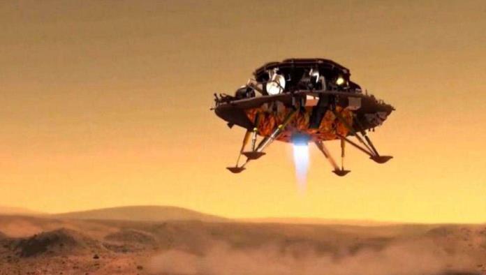 Zhurong, primer róver de China en Marte, empieza a explorar el planeta rojo