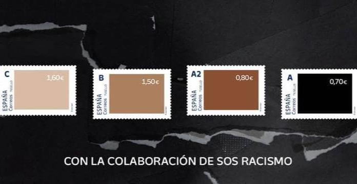 Correo de España lanza estampillas con tonos de piel y lo tachan de ‘racista’
