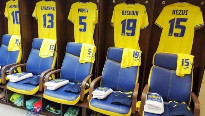 Ucrania defiende su jersey para la Eurocopa fuertemente criticado por Rusia