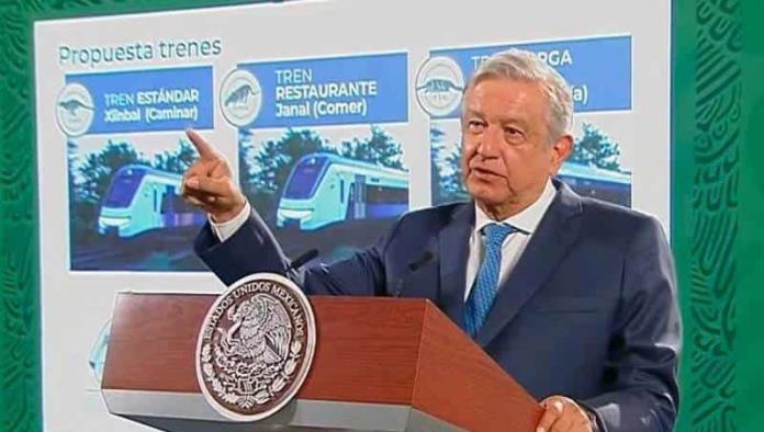 Convoyes del Tren Maya serán hechos en México: López Obrador