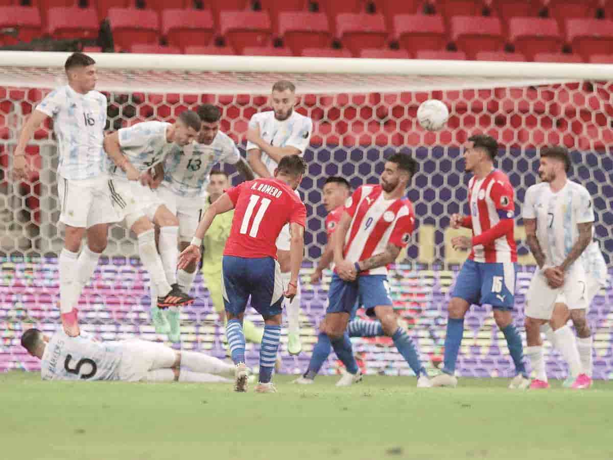 Argentina derrota a Paraguay, ya están en cuartos