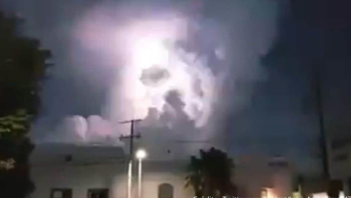 Las imágenes de la tormenta eléctrica que despertó a Monterrey