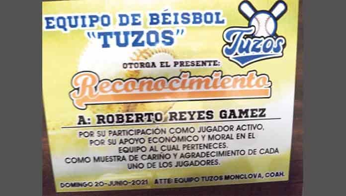 Dice Roberto Reyes Gámez, ¡adiós al béisbol!