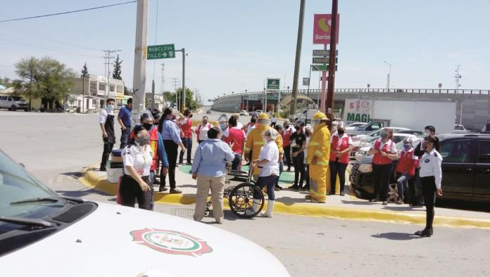 Realizan simulacro de evacuación