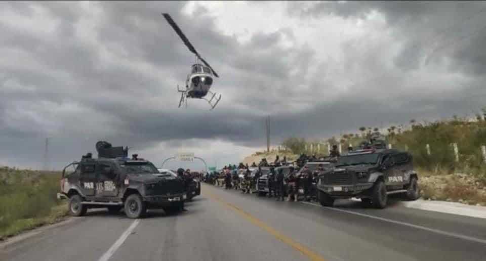 BLINDAN COAHUILA POR TIERRA Y AIRE