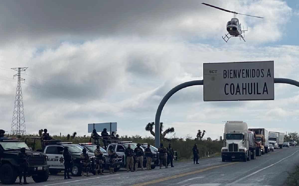 BLINDAN COAHUILA POR TIERRA Y AIRE