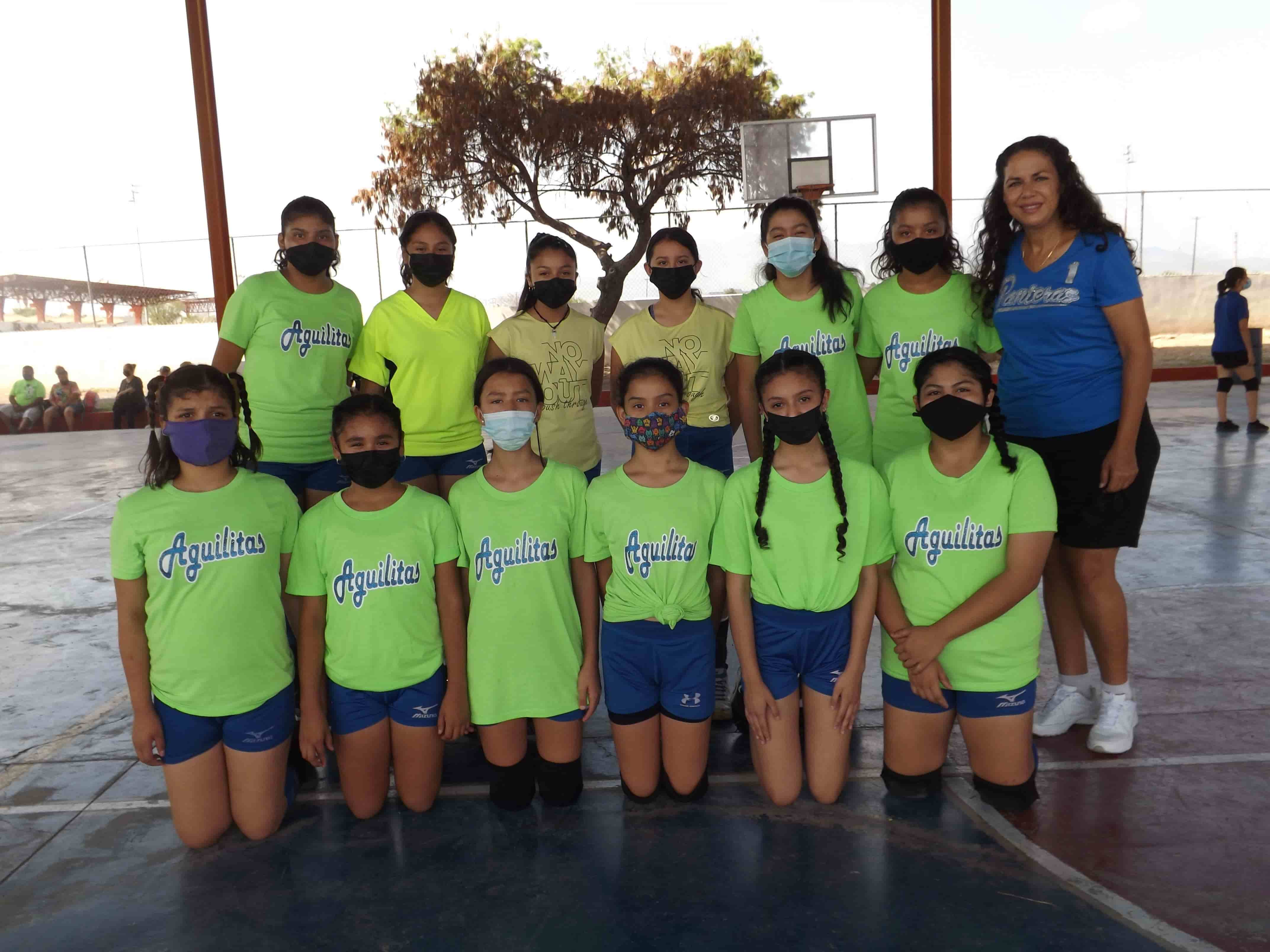 Aguilitas del IMSS campeón en voleibol estudiantil