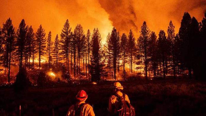 Poderoso incendio consume bosques de Oregón