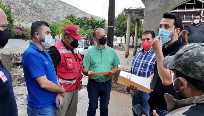 MANTIENE ATENCIÓN Y ACCIONES DE LIMPIEZA EL GOBIERNO DE COAHUILA EN ZONAS AFECTADAS
