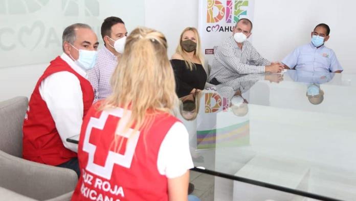 Entrega DIF Coahuila 5.5 millones a Cruz Roja