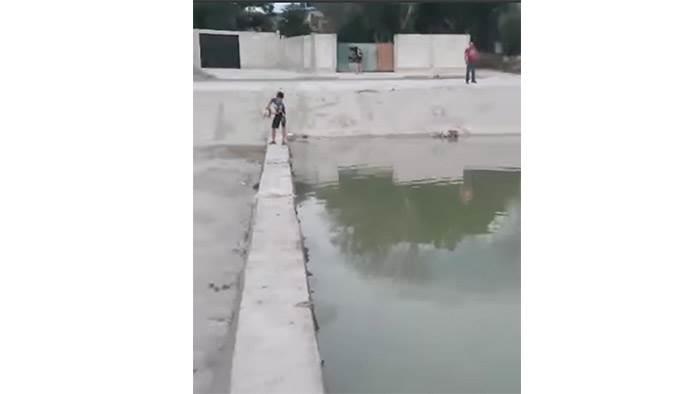 Lanzan a perrito al Río Monclova