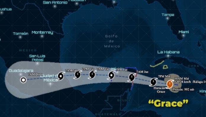 Huracán ‘Grace’ avanza hacia Yucatán; alertan por oleaje elevado y marea de tormenta