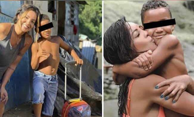 Modelo adopta a menor que vivía en un basurero en Brasil