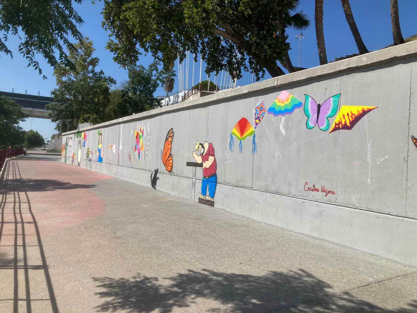 A principios de septiembre estarán listos murales del Paseo del Río