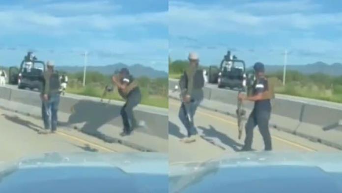 Calmados, calmados; Guardia Nacional se topa con sicarios en Sonora
