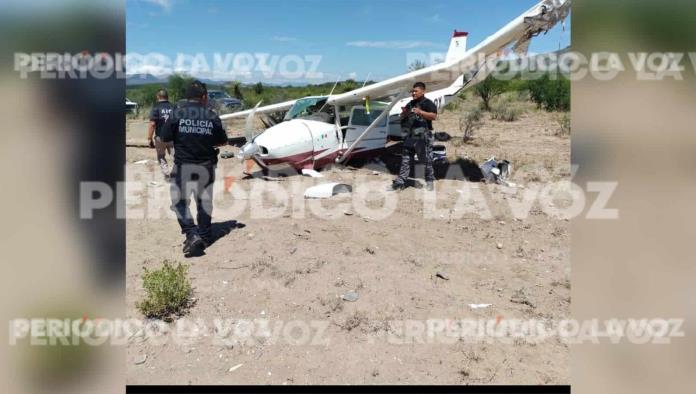 Se desploma avioneta en Castaños
