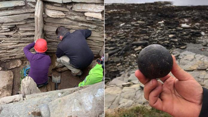 Arqueólogos hallan en Escocia dos misteriosas esferas de piedra