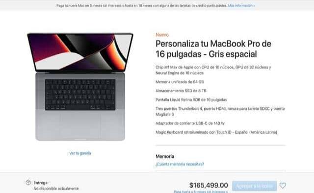 ¿Cuánto cuestan las nuevas MacBook Pro de 14 y 16 pulgadas en México?