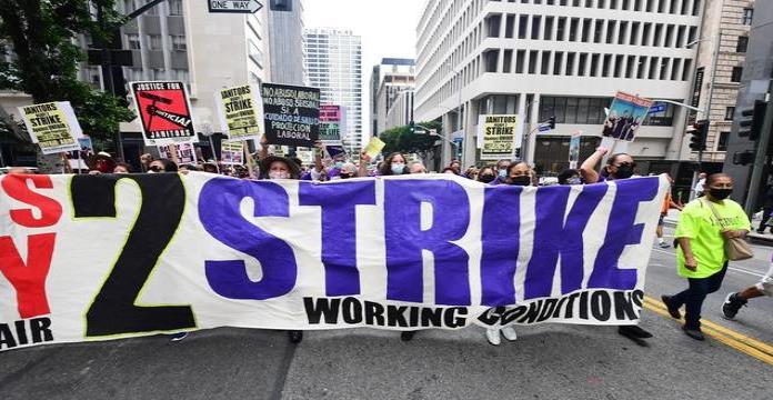 Trabajadores en Estados Unidos inician huelga; denuncian pagos mínimos en pandemia