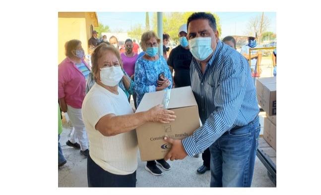 Donan 150 despensas en Morelos