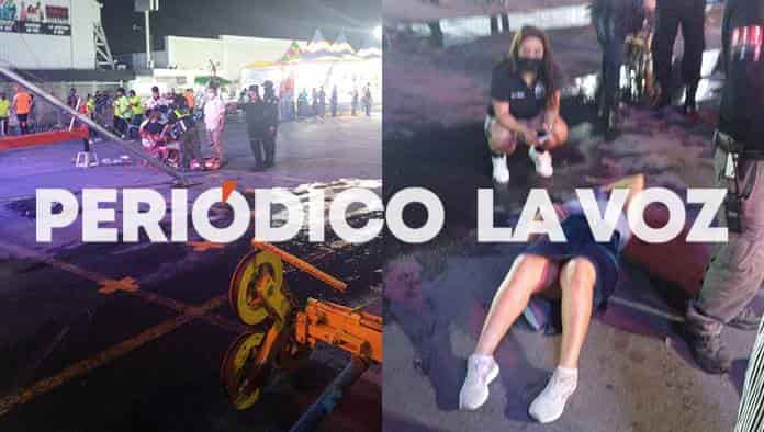 Cae juego mecánico en la Expo Guadalupe, Nuevo León