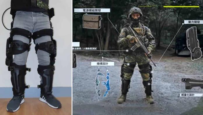 Taiwán desarrolla un exoesqueleto para dar superfuerza a sus soldados