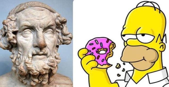 Confunde al poeta Homero con el personaje de “Los Simpson”