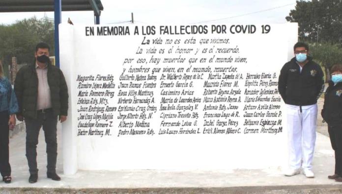 Homenaje a “caídos” por Covid