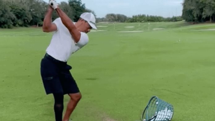 “Progresando”, Tiger Woods en tres segundos conmociona al mundo