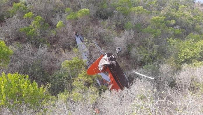 Reportan dos lesionados por aterrizaje forzoso de aeronave en Nuevo León