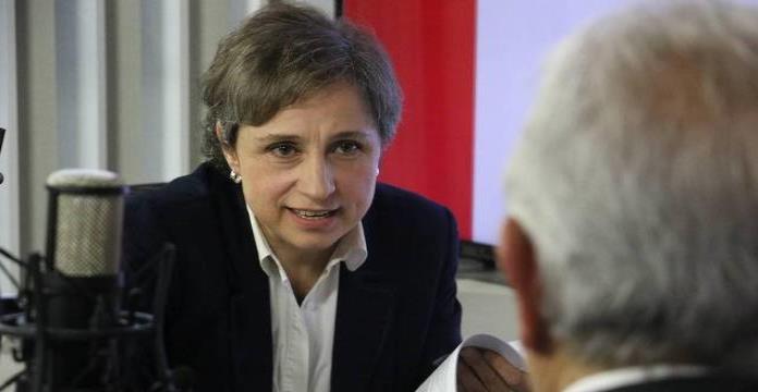 Carmen Aristegui responde a AMLO: “no estamos a favor, ni en contra de la 4T”
