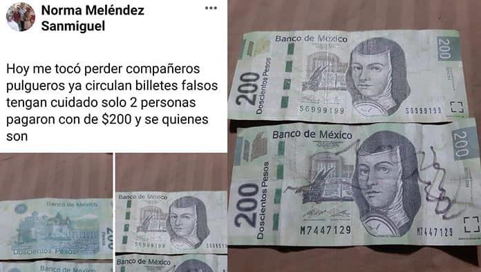 Alertan circulación de billetes falsos