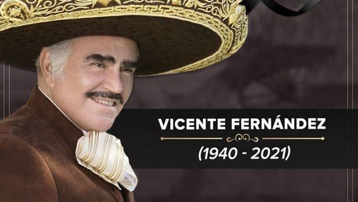 Murió Vicente Fernández, El rey de la canción ranchera, a los 81 años