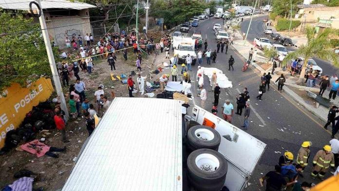 ONU pidió a México investigar accidente en Chiapas en el que murieron 56 migrantes