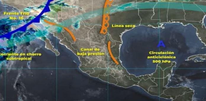 Frente frío 16 golpea con heladas al noroeste de México