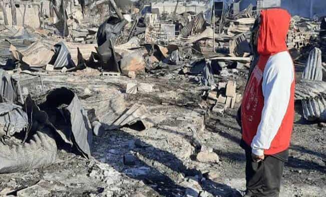 Incendio deja sin hogar a 172 familias en Monterrey