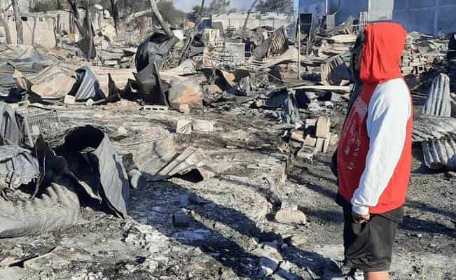 Incendio deja sin hogar a 172 familias en Monterrey