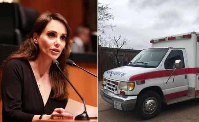 Ahora Lilly Téllez es apodada “Lady Chatarra” por donar ambulancia vieja