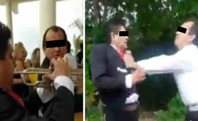 Le lleva serenata a la amante y el cantante era su marido